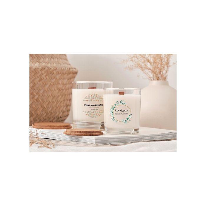 Stickers ronds - Avery Dennison - 5 feuilles - Transparent - Brillants - Diamètre 4 cm