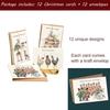 Twelve Days Of Christmas Card Set Set Of 12 Modern And Minimalistic Cards And Envelopes