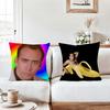Funny Emoticons N-Nicolas C-Cage Pillow Case Office Cushions Suitable For Sofa Car Bedroom Decorative Cushion Cover