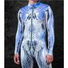 Cool Superhero Mechanical Armor CyberPunk Bodysuit Steampunk Jumpsuit Halloween Party Carnival Cosplay Costume Romper Zentai