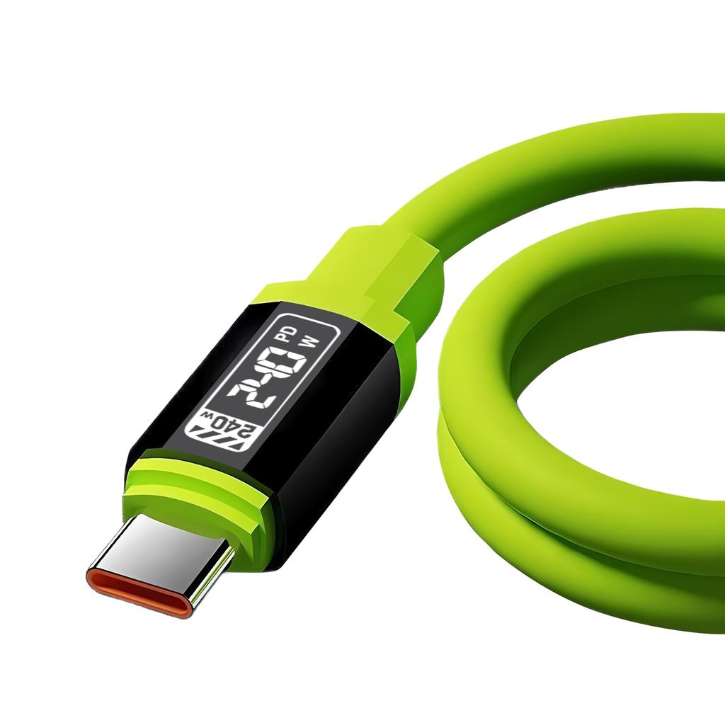 Кабель для быстрой зарядки 240 Вт для iPhone 15 16 17 Android USB Type C Зарядный кабель Множественный USB-зарядный провод Линия USB-Type-c Кабель