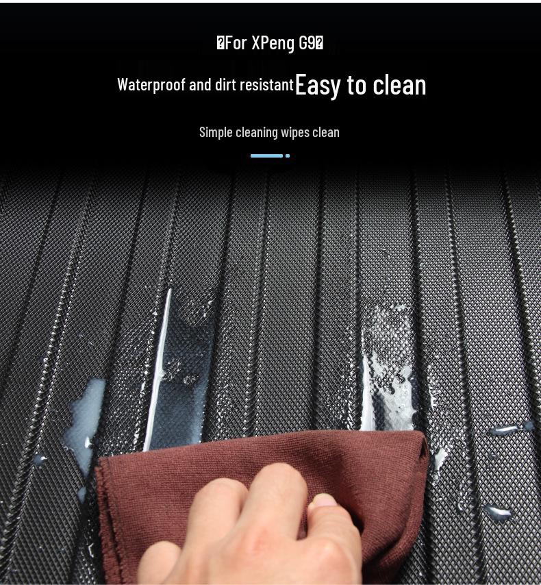 Коврик в багажник и защита заднего сиденья Xpeng G9 2024 - TPE, без запаха, экологичный