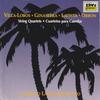 CD VILLA-LOBOS, GINASTERA, - String Quartets = Cuartetos Para Cu CD2234 Elan Digital 1990 US Classical Used