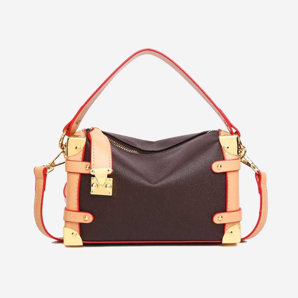 Luxury Women's Designer White Box Handbag 2025 - Versatile Shoulder & Crossbody Bag