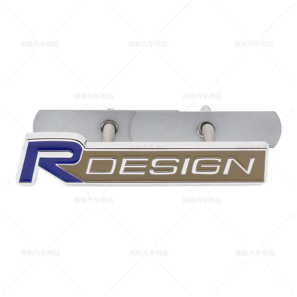 3D Металлическая эмблема R Design Наклейка на решетку радиатора автомобиля Наклейка Декорация Для VOLVO XC40 XC60 XC90 V90 S90 S60 V60 V40 C70