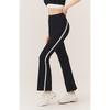 Huit Ticha Ribbed Contrast Bootcut Leggings Long Ver. Htwle5k51t