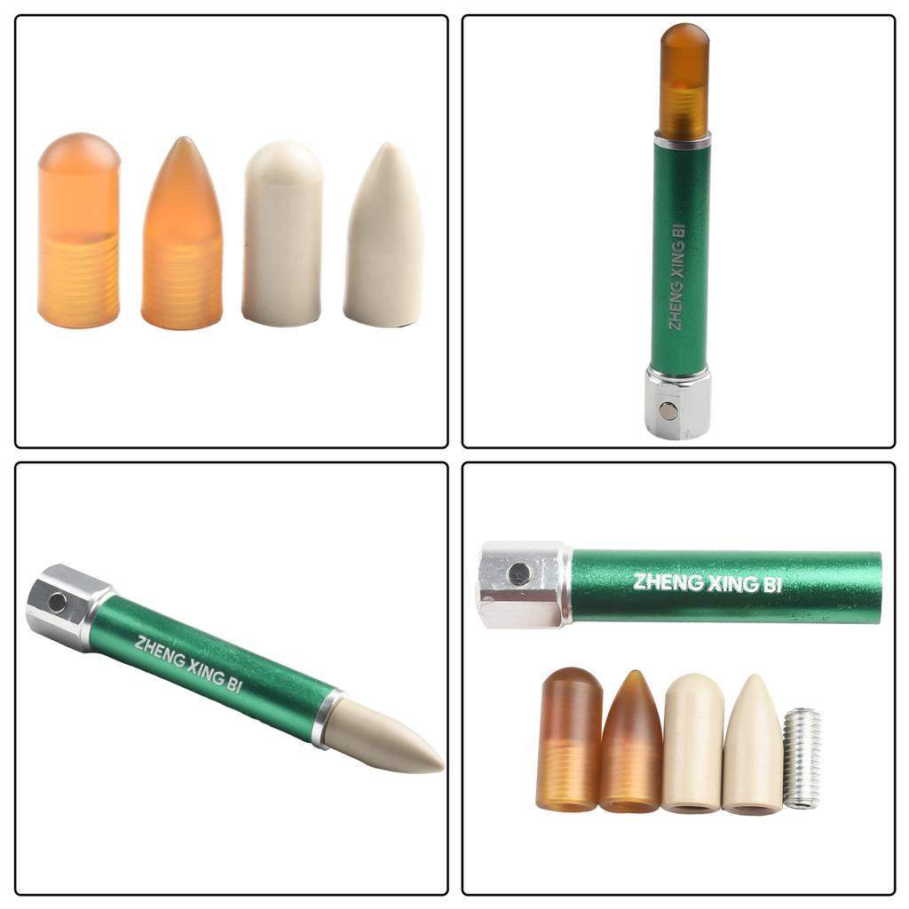 Автомобильные аксессуары Knock Tap Down Pen Универсальное применение 4x Замена головки автомобиля Paintless Green Knock-Tools PEI