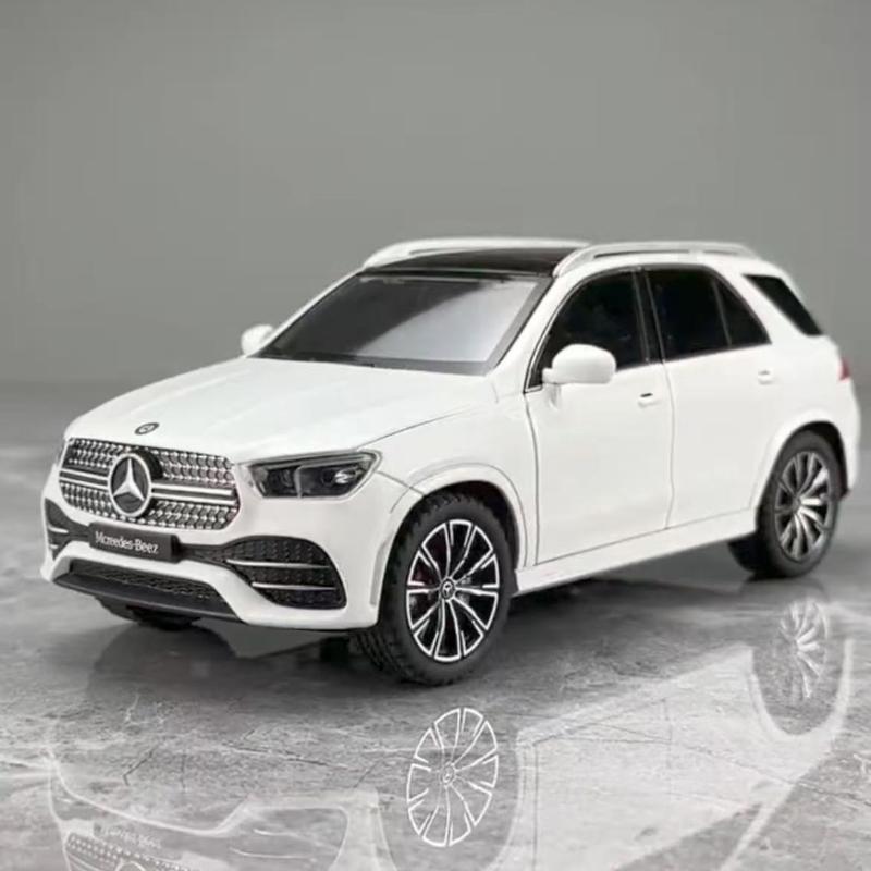 1:24 Mercedes-Benz GLE350 Внедорожник Высокодетализированная Металлическая Литая Модель автомобиля Звук Свет Оттяжка Коллекция Детская Игрушка Подарки