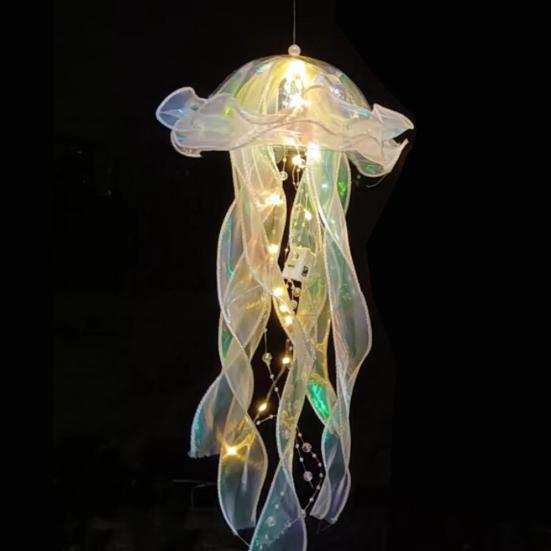 Ночник-медуза Yousheng, меняющий цвет, светодиодная лампа-медуза, портативный ручной фонарь, лампа для вечеринок и фестивалей, безопасное ночное украшение для дома и улицы