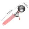 Stainless Steel Ice Cream Scoop Black Pink Ball Scooper New Kitchen Tools