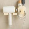 Adhesive Bathroom Hair Dryer Holder Vanities Storage Station For Styling Tools Makeup Accessories Easy Installation