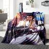 Elvis Presley Personalized Text Blanket Lightweight Customizable Blanket Durable Comfort Throw For Bed Livingroom Home Decor Office