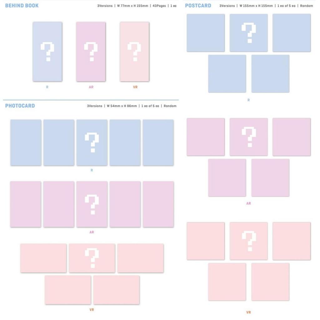 TXT МИНИСОД 1. ГЛАВА СНОВ : СИНИЙ часовой альбом