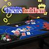 Texas Hold'em Mat Poker Table Casino Professional Board Game Portable, Popular Korean Game