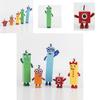 Numberblocks Красочные Строительные Блоки Милые Трансформируемые Фигурки Для Детских Игр
