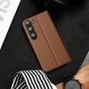 Dux Ducis Skin X2 Wallet Flip Case with Stand for Samsung Galaxy S23+ in Brown