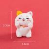 Cute Cat Mini Figurines Cartoon Lucky Cat Small Ornaments Creative Mascot Landscape Decoration Home Decoration Toys Gifts
