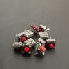 10Pieces Mouse Mute Microswitches 6x6x4.3mm Rectangle Mouse Switches Set For Noise Reduced Operating