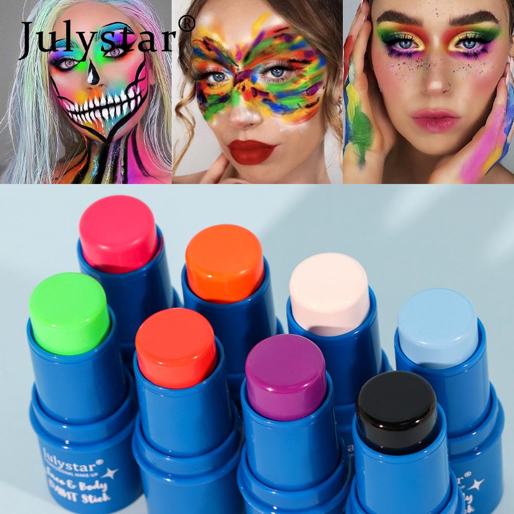 Halloween Face Paint Washable Neon Body Paint Stage Makeup