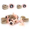 10 Set Doll Eyes Plastic Triangular 3‑Dimensional Eyelashes Cartoon Eyeball Toy Accessories