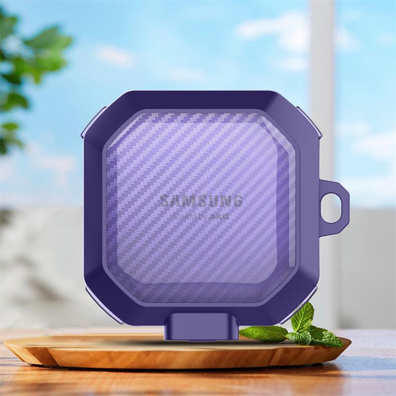 Защитный чехол Samsung BudsCore Buds2 Pro Прозрачный Углеродное волокно