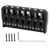 Electric Guitar Bridge 7 Strings GA891 Fixed Musical Accessories Black Zinc Alloy