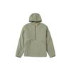 Solid Color Logo Outdoor Windproof Warm Hooded Cotton Jacket Men Jackets Green A43MR-590