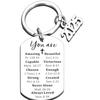 Stainless Steel Keychain for 2025 Graduation - University & High School Senior Gift In European and American Style