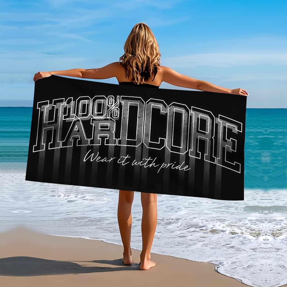 Fashion 100 H-Hardcore Towel Beach Bath Quick-Drying Lightweight Portable Sauna Camping Swim Pool Travel