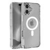 Silicone Case for iPhone 16 - Transparent Case with Integrated Magnetic Circle Phonillico®