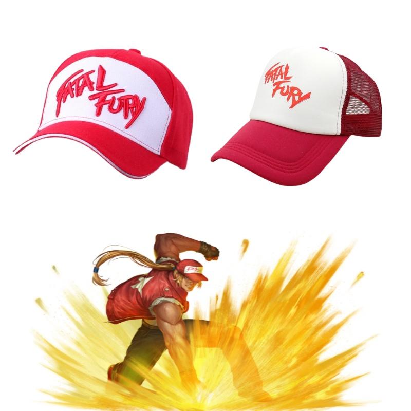 Fatal Fury Терри Богард Вышитая Хлопковая Бейсболка Хип-хоп Стиль
