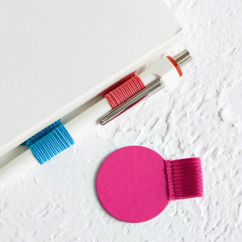 1 шт. Самоклеящаяся кожаная петля для блокнотов, зажим для ручки, держатель для ручек, блокнотов