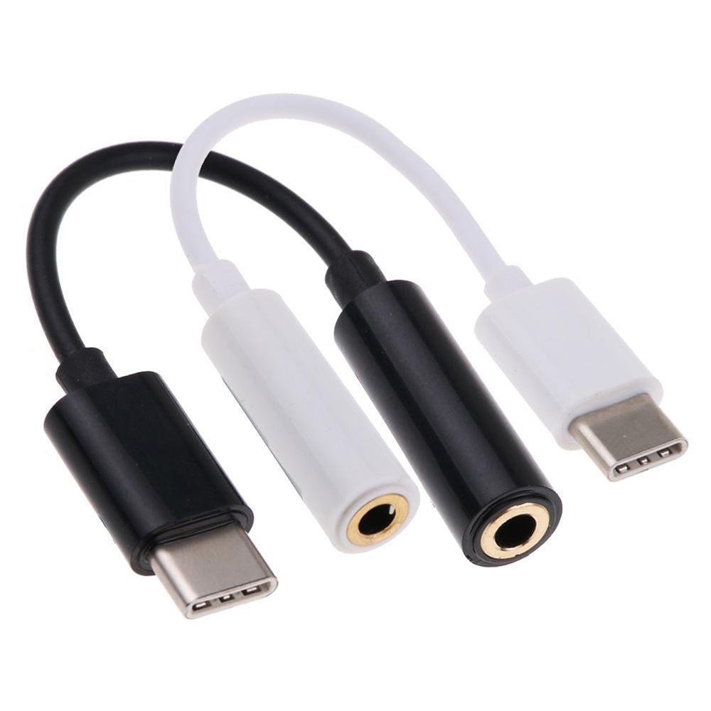 Speaker Male To Female Converter Cable Cord Audio Adapter AUX Jack Type-C To 3.5mm