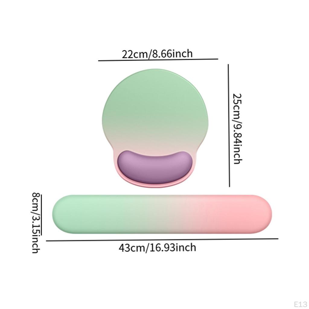 Коврик для мыши с поддержкой запястья, игровая подушка, эргономичная подставка для клавиатуры, коврик для офиса, дома