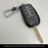 Совместимый складной чехол для ключа для Toyota Vios, Yaris, Camry и Corolla с пряжкой для сумки для ключей вторичного рынка.
