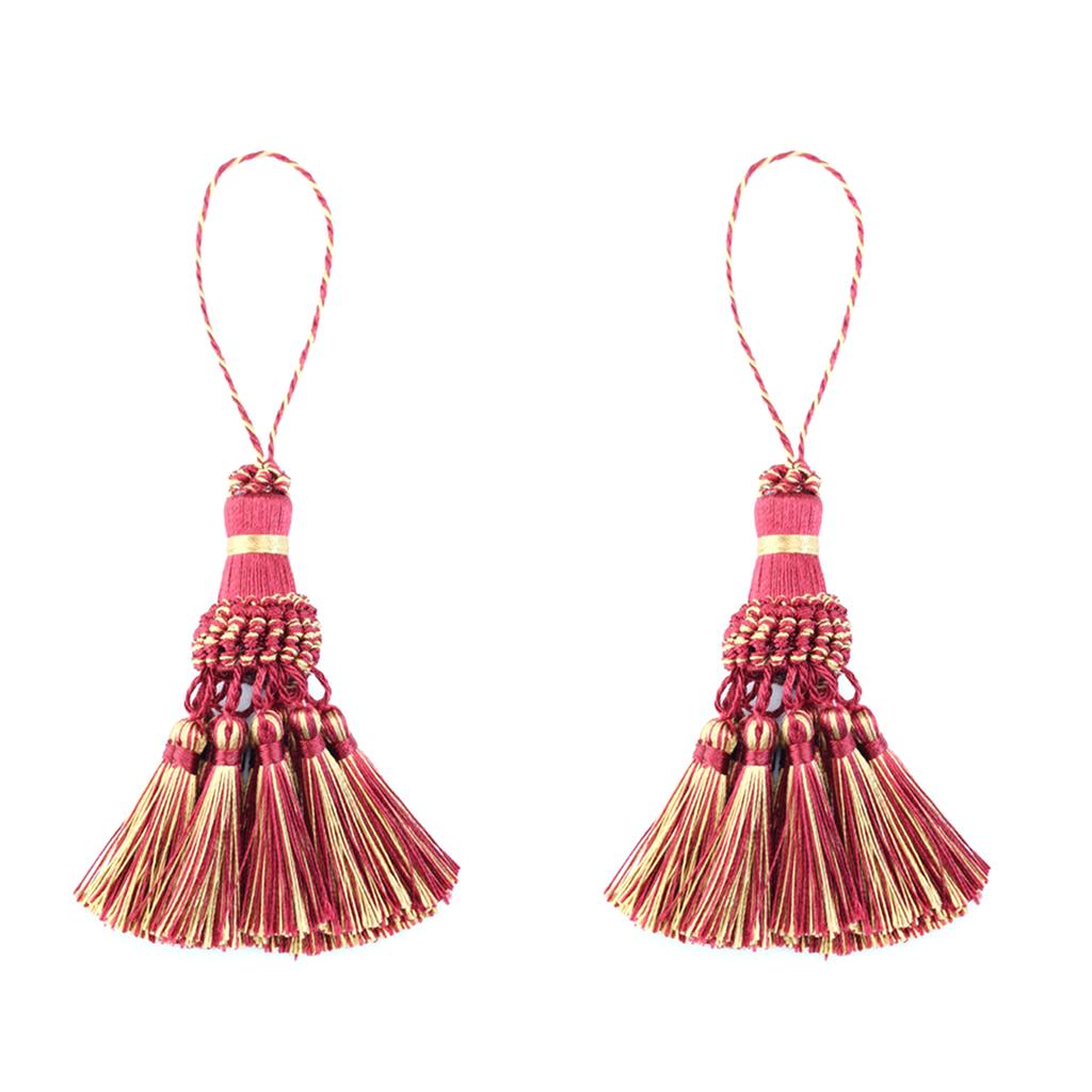 Этнические кисти ручной работы для штор, аксессуары для штор, подвеска, подхваты, 2 шт.