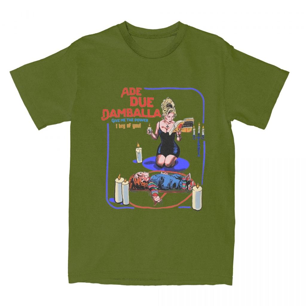 Летняя футболка с чантом Дамбалла Невеста Чаки Аксессуары для мужчин женщин 100% хлопок Потрясающая футболка для фаната фильма ужасов Чаки