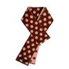 COOKEESEE DOT двухцветный шарф (Розовый/Коричневый)