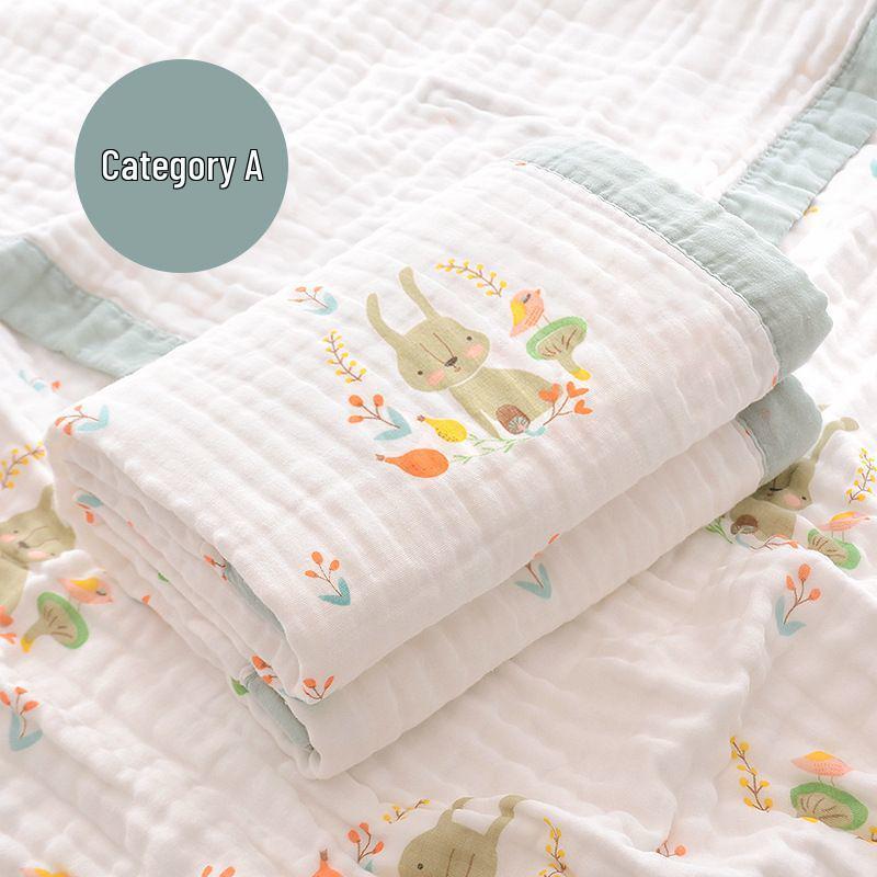 Супермягкое шестислойное хлопковое детское банное полотенце и пеленка