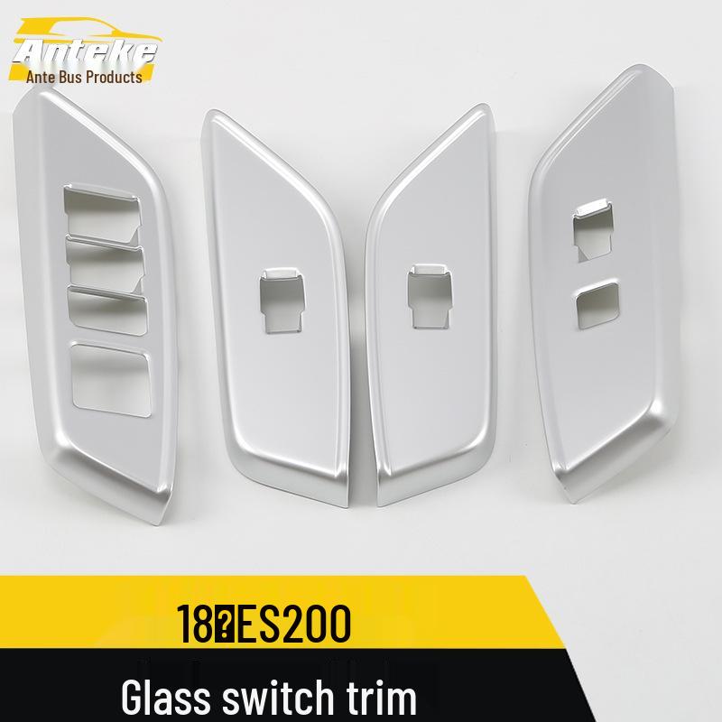 ES200 Door Window Armrest Decorative Frame for Car - Glass Switch Button Bright Patch