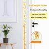 Self-adhesive Child Growth Chart Waterproof Height Measuring Tape Growth Chart Sticker  for Toddler