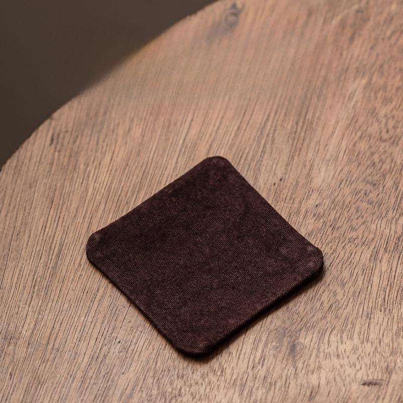 Холщовая тай-дай подставка для чайной чашки, абсорбирующая подставка для горшка, китайская ретро тканевая подставка против ожогов, подставка для сухого чая