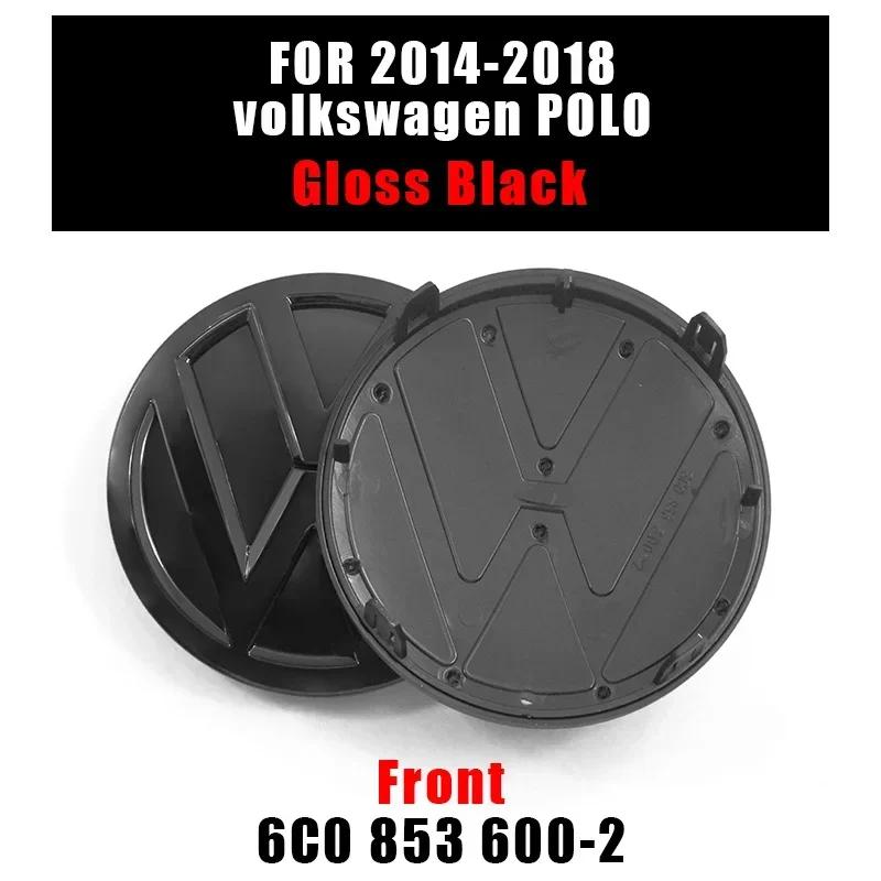 VW GTI GOLF 2026 Hot For VOLKSWAGEN VW Cup Holders Hub Caps 1Pc VW 6C0853600 Replacement Car Logo Emblem Hood Front And Rear Tai