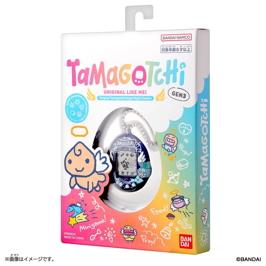Tamagotchi Angel Night Garden Virtual Pet Toy for Ages 6 and Up