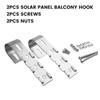 Balcony Suitable For Solar Panel Balcony Hook Mounting Round Up To 54 Mm