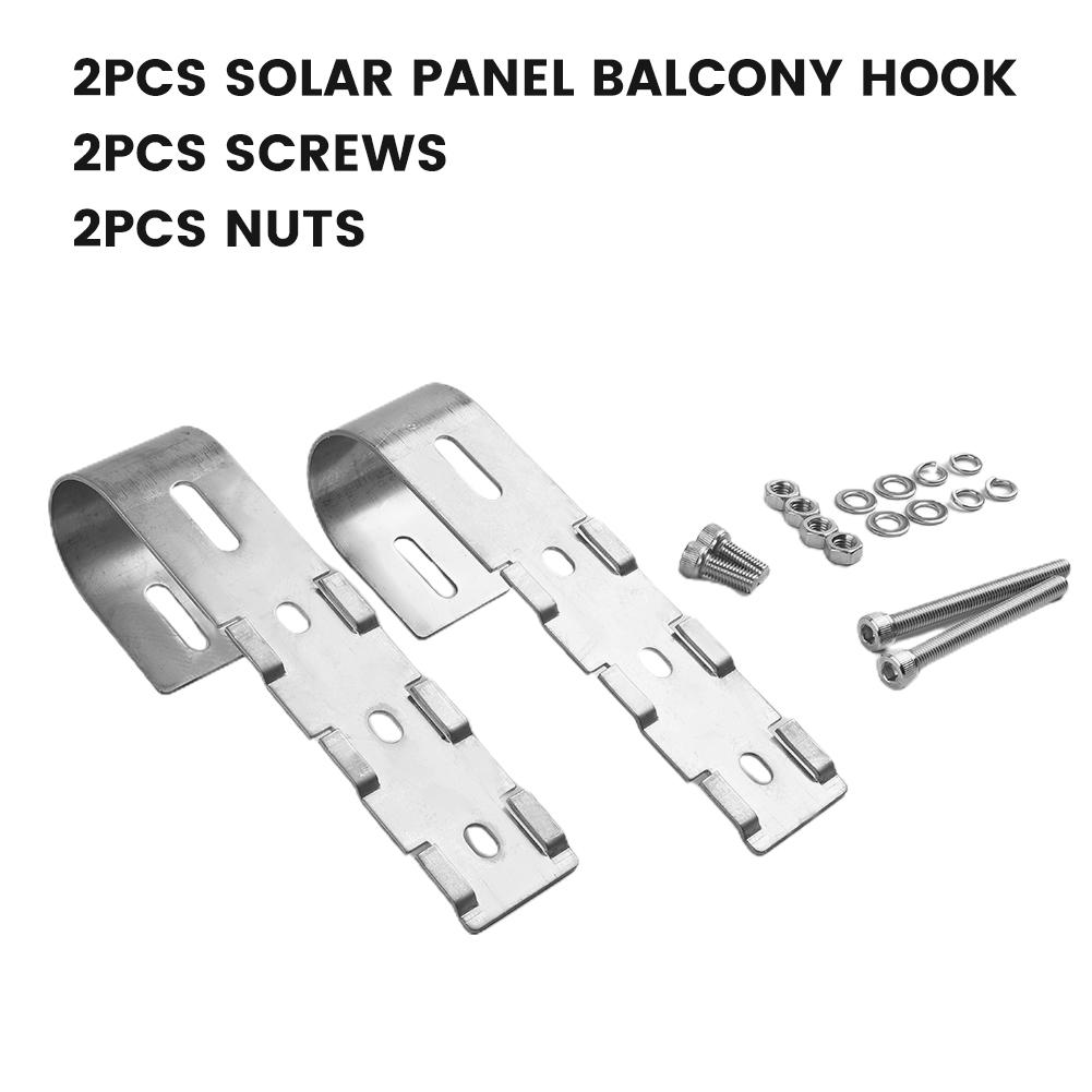 Balcony Suitable For Solar Panel Balcony Hook Mounting Round Up To 54 Mm