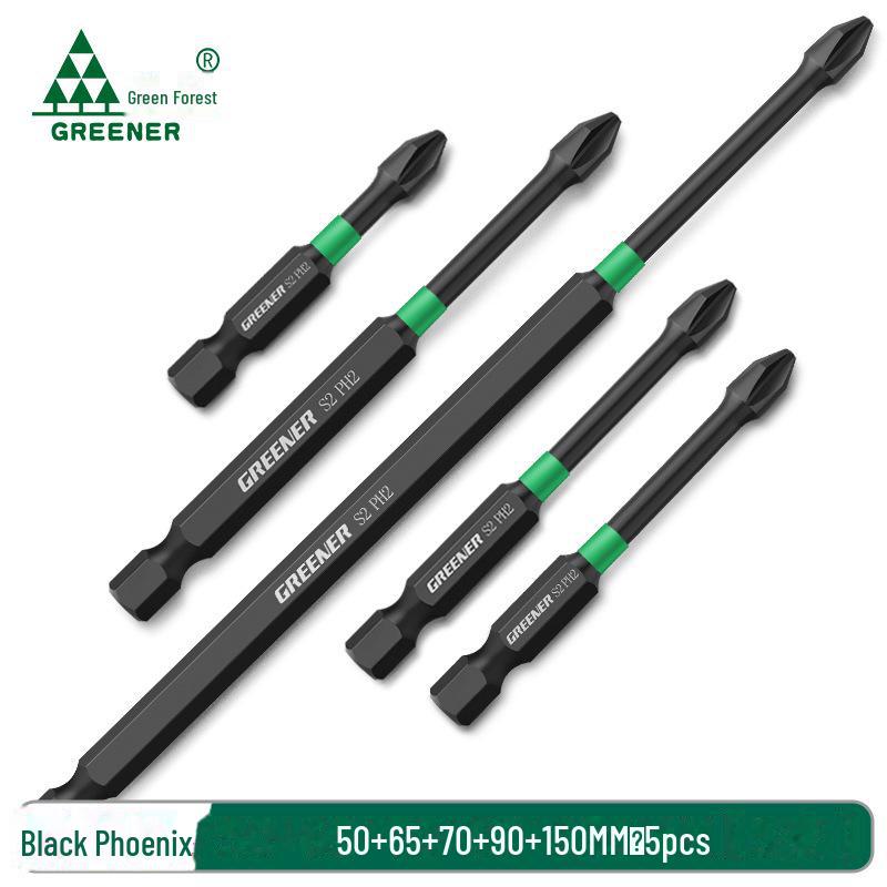 Высокопрочный магнитный набор ручной дрели крестового типа Green Forest с битами для отвертки немецкого производства