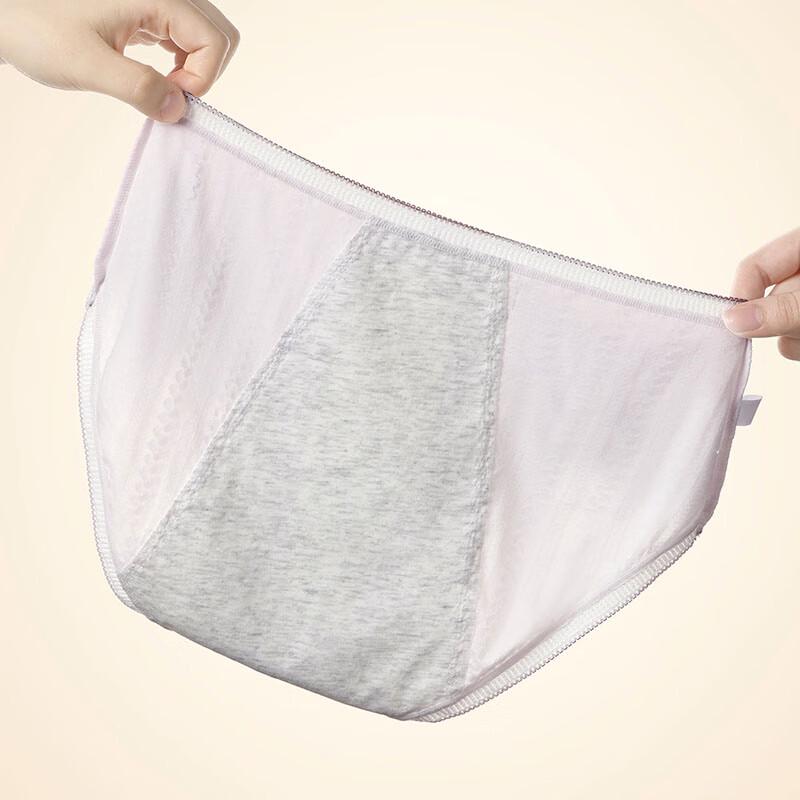 Fenteng Kexin Women's Lyocell Ice Silk Leak-Proof Briefs 2-Pack