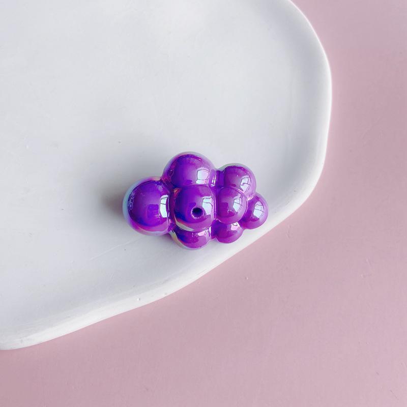 Цветной акриловый брелок-подвеска в виде облака для самодельных ювелирных изделий и телефонных цепочек