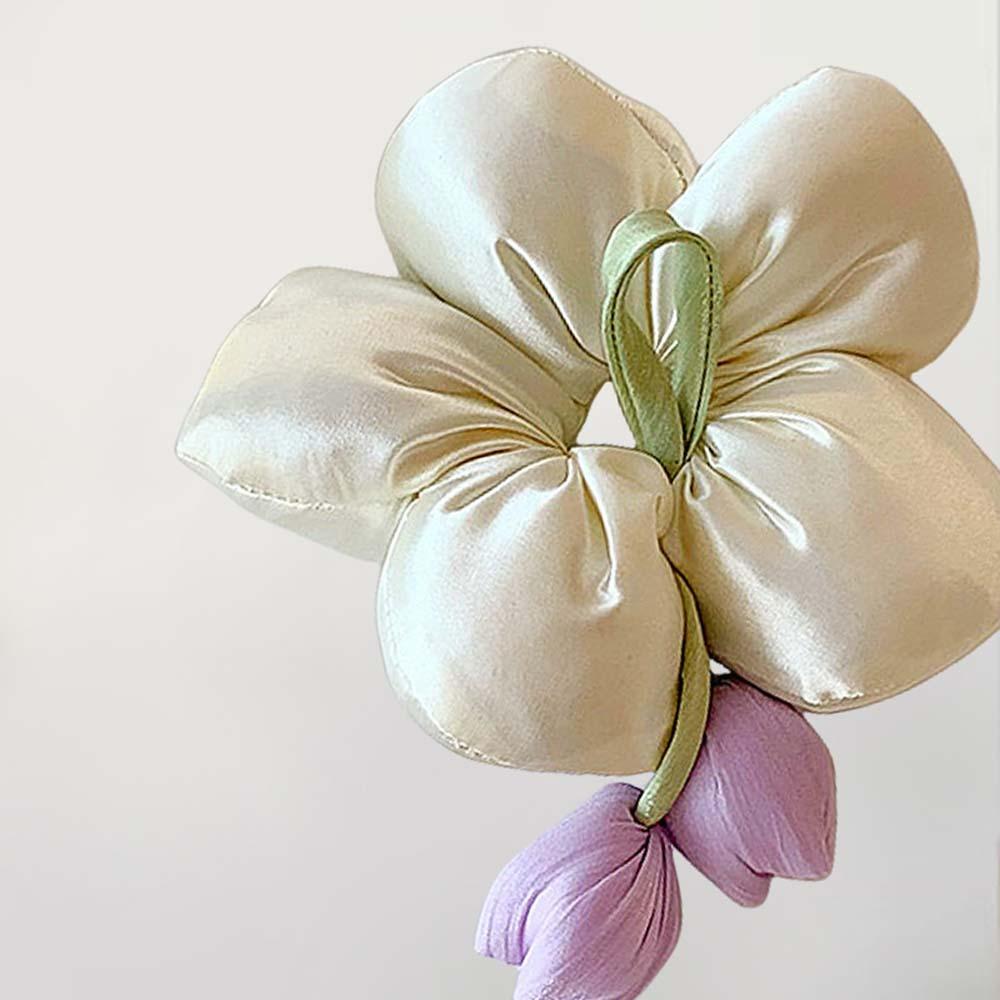 Elastic Flower Scrunchies Oversize Large Hair Scrunchies Trendy Exaggerated Hair Ring Daily